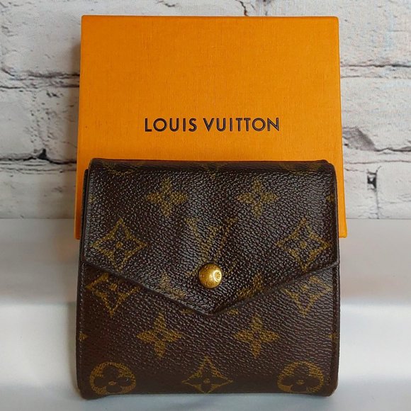 'LOUIS VUITTON' 'PORTEFEUILLE 'ELISE' TRIFOLD LEATHER MONOGRAM WALLET & BOX SET - Picture 2 of 16